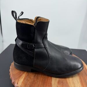 Xena Womens Fusion Mt Safety Boots sz 42.5 US 11 black leather